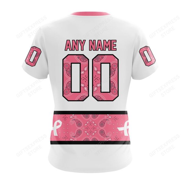 Rockford IceHogs Breast Cancer Personalized Hoodie Shirts