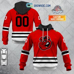 Rockford Icehogs AHL Color Home Jersey Personalized Hoodie T Shirt