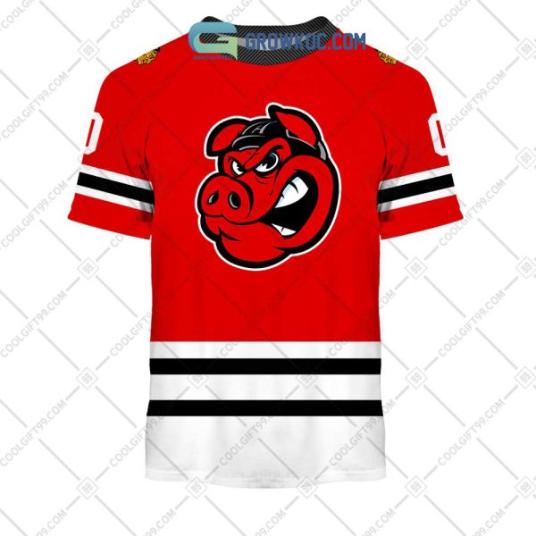 Rockford Icehogs AHL Color Home Jersey Personalized Hoodie T Shirt