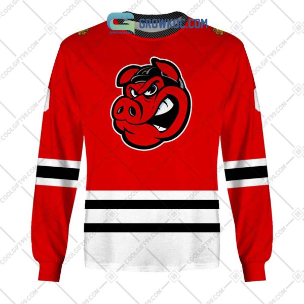 Rockford Icehogs AHL Color Home Jersey Personalized Hoodie T Shirt