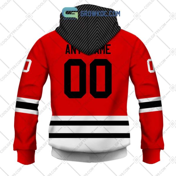 Rockford Icehogs AHL Color Home Jersey Personalized Hoodie T Shirt