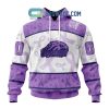 Peterborough Petes Lavender Fight Cancer Personalized Hoodie Shirts