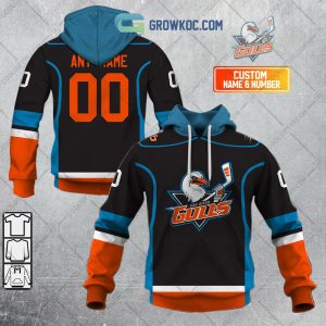 San Diego Gulls AHL Color Home Jersey Personalized Hoodie T Shirt