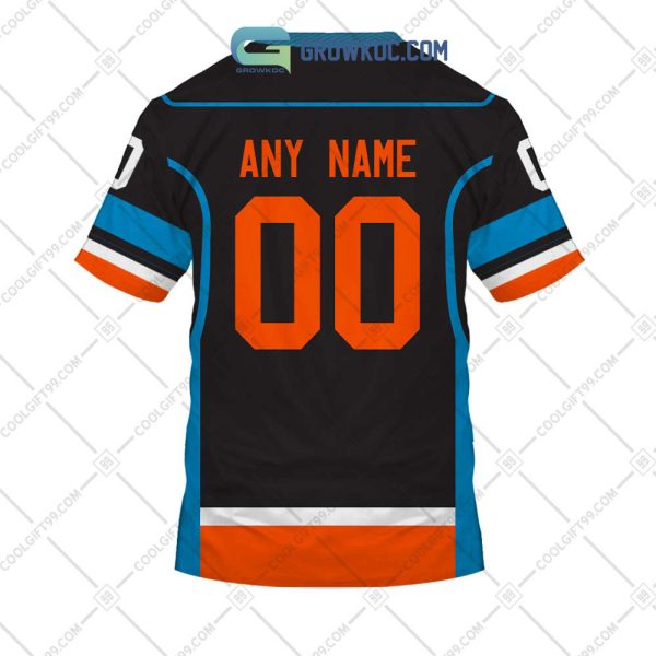 San Diego Gulls AHL Color Home Jersey Personalized Hoodie T Shirt