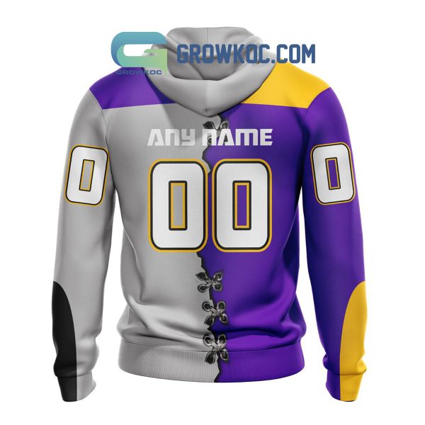 San Diego Seals Mix Home And Away Jersey Personalized Hoodie Shirt