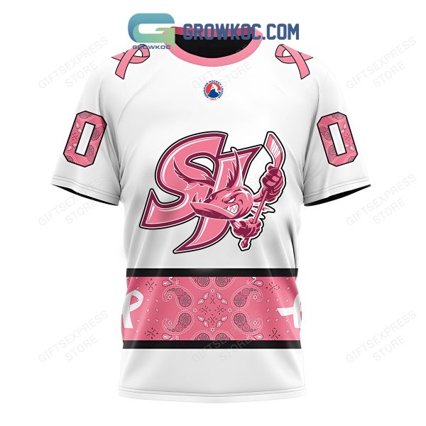 San Jose Barracuda Breast Cancer Personalized Hoodie Shirts