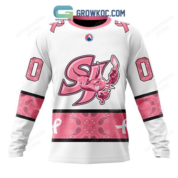 San Jose Barracuda Breast Cancer Personalized Hoodie Shirts