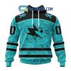 Seattle Kraken Fight Ovarian Cancer Personalized Hoodie Shirts