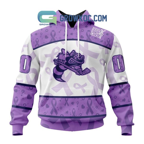 Sarnia Sting Lavender Fight Cancer Personalized Hoodie Shirts