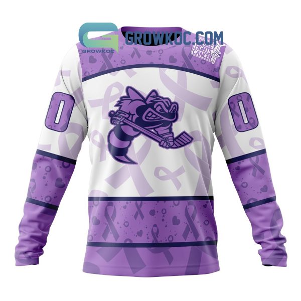 Sarnia Sting Lavender Fight Cancer Personalized Hoodie Shirts