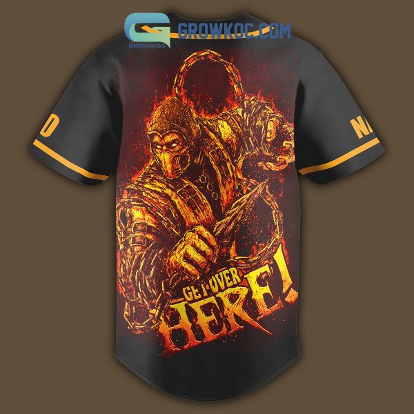 Scorpion Get Over Here Personalized Baseball Jersey