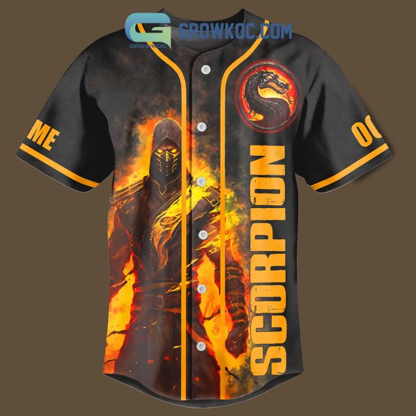 Scorpion Get Over Here Personalized Baseball Jersey