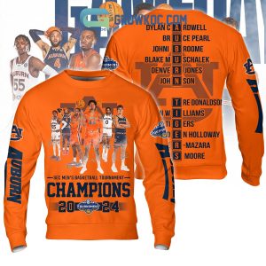 Sec Men’s Basketball Champions 2024 Auburn Tigers Let’s Go Tigers Orange Version Hoodie T Shirt
