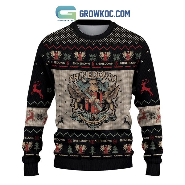 Shinedown Winter Christmas Tree Fan Ugly Sweater