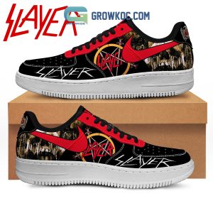 Slayer Skull Black Design Fan Air Force 1 Shoes