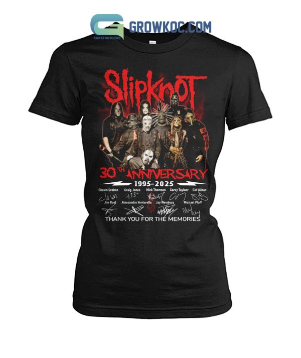 Slipknot 30 Years Of The Memories 1995-2025 T-Shirt