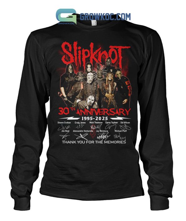 Slipknot 30 Years Of The Memories 1995-2025 T-Shirt