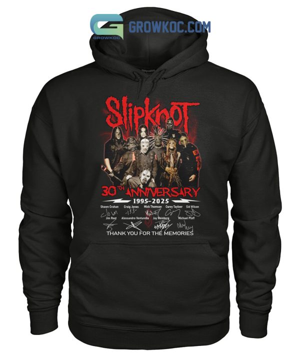 Slipknot 30 Years Of The Memories 1995-2025 T-Shirt