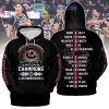 South Carolina Gamecocks 2024 SEC Champions Back 2 back Red Design Hoodie Shirts