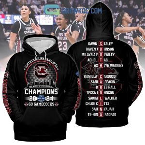 South Carolina Gamecocks 2024 SEC Champions Go Gamecocks Hoodie Shirts Black Version