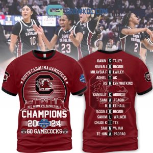 South Carolina Gamecocks 2024 SEC Champions Go Gamecocks Red Design Hoodie Shirts