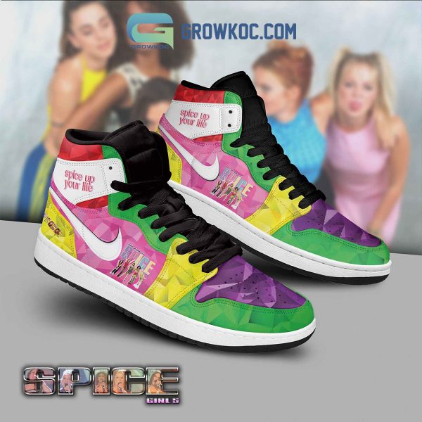 Spice Girls Spice Up Your Life Fan Black Version Air Jordan 1 Shoes