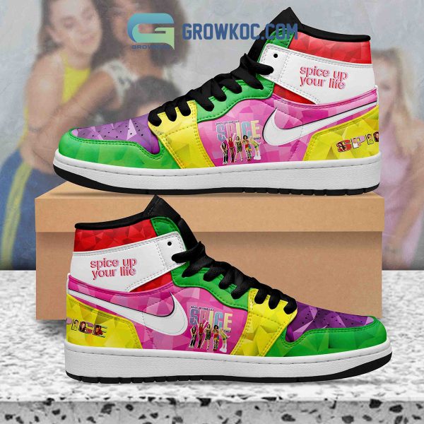 Spice Girls Spice Up Your Life Fan Black Version Air Jordan 1 Shoes