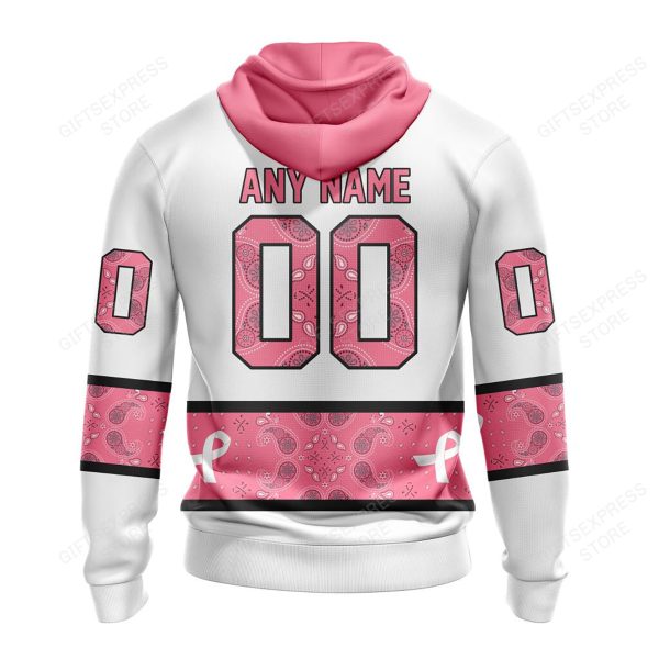 Springfield Thunderbirds Breast Cancer Personalized Hoodie Shirts