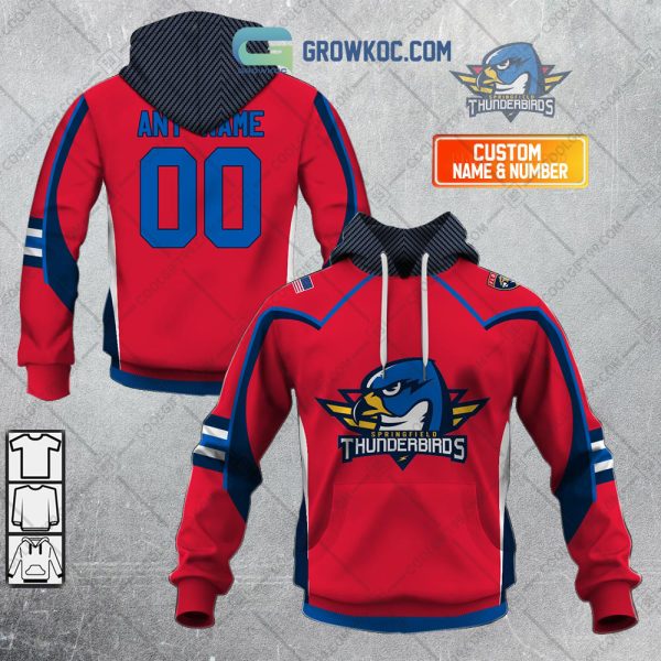 Springfield Thunderbirds AHL Color Home Jersey Personalized Hoodie T Shirt