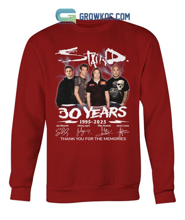 Staind 30 Years Of The Memories 1995-2025 T-Shirt