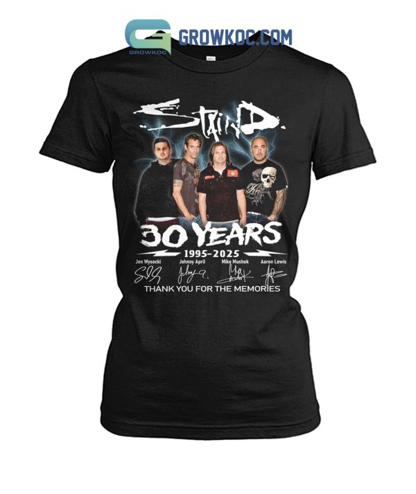 Staind 30 Years Of The Memories 1995-2025 T-Shirt