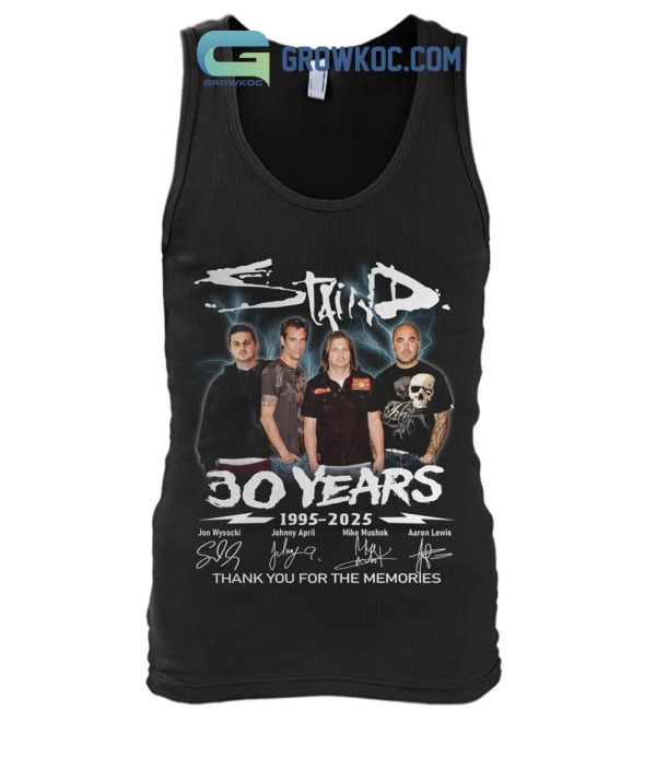 Staind 30 Years Of The Memories 1995-2025 T-Shirt