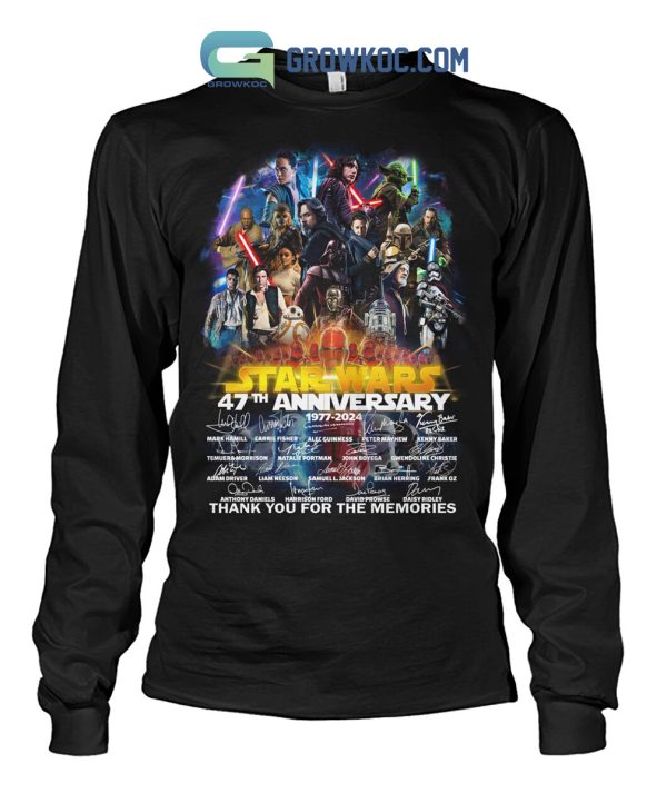 Star Wars 47th Anniversary Thank you For The Memories T Shirt