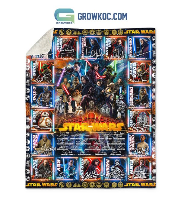 Star Wars All-Time Characters Immortals Fleece Blanket Quilt