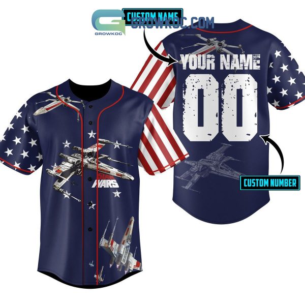 Star Wars Corellian Engineering Millennium Falcon Personalized Baseball Jersey