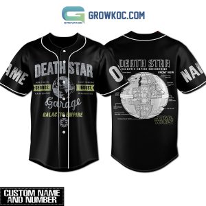 Star Wars Death Star Personalized Baseball Jersey