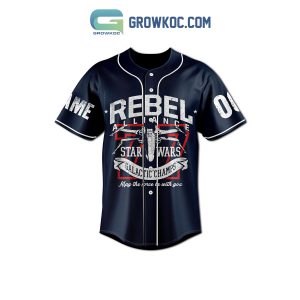 Star Wars Rebel Alliance Galactic Champs Personalized Baseball Jersey