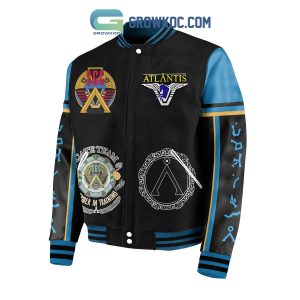 Stargate Atlantis Gater There’s No Place Like Atlantis Baseball Jacket