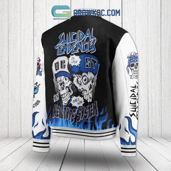 Suicidal Tendencies Cry Later Smile Now Personalized Baseball Jacket