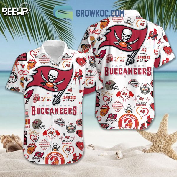 Tampa Bay Buccaneers Hawaiian Shirts And Shorts With Flip Flop