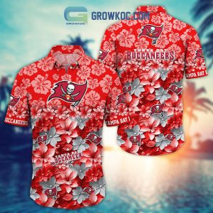 Tampa Bay Buccaneers Hibiscus Summer Flower Hawaiian Shirt
