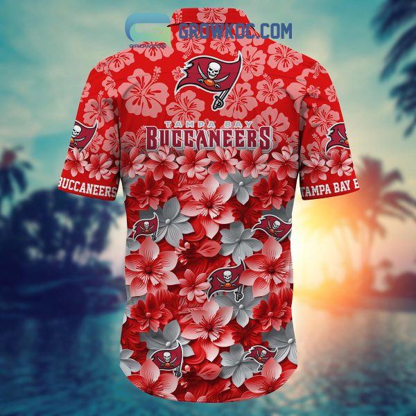 Tampa Bay Buccaneers Hibiscus Summer Flower Hawaiian Shirt