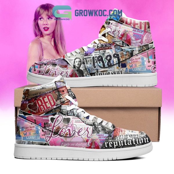 Taylor Swift Red Lover Reputation Cornella Street Air Jordan 1  Shoes