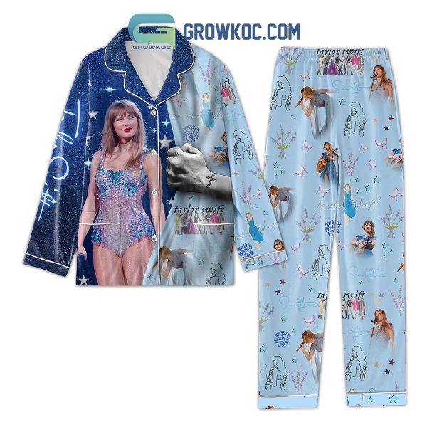 Taylor Swift The Eras Tour 2024 Performer Polyester Pajamas Set