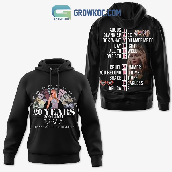 Taylor Swift The Eras Tour Thank For The Memories Hoodie Shirts