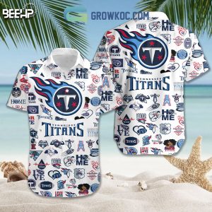 Tennessee Titans Hawaiian Shirts And Shorts With Flip Flop