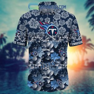 Tennessee Titans Hibiscus Summer Flower Hawaiian Shirt