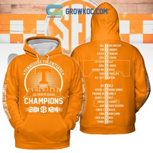 Tennessee Volunteers SEC Regular Season Champions 2024 Orange Hoodie Shirts