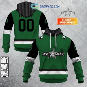 Texas Stars Breast Cancer Personalized Hoodie Shirts