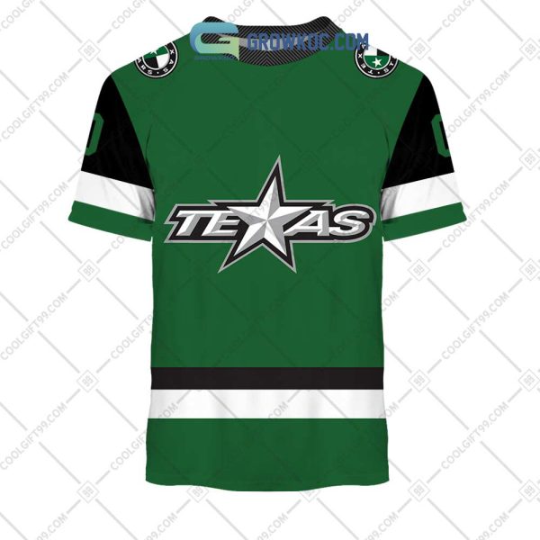 Texas Stars AHL Color Home Jersey Personalized Hoodie T Shirt